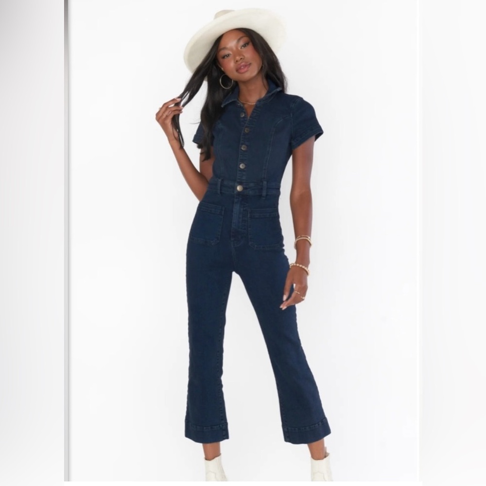 NWT Show Me Your Mumu Emery Cropped Jumpsuit, size medium
